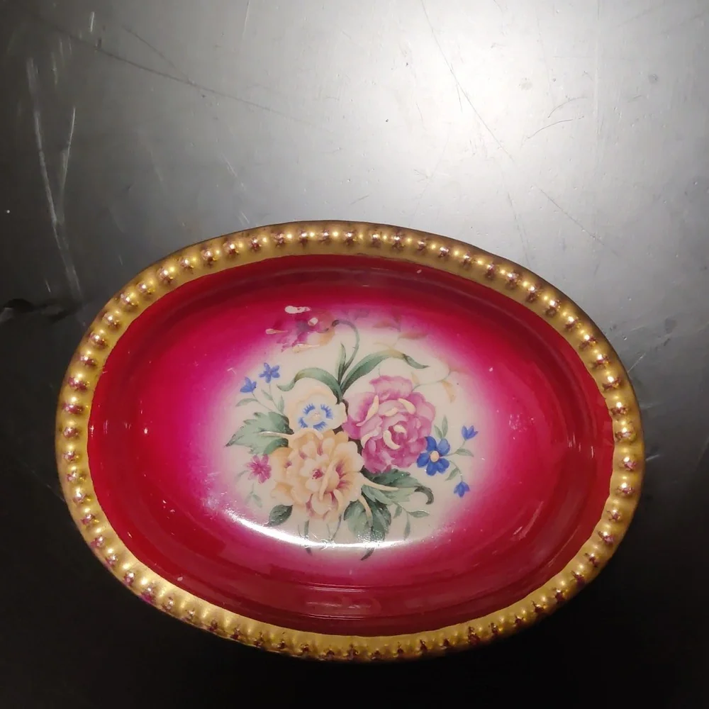 Vintage Fine China Trinket Tray